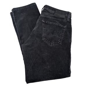 AG Adriano Goldschmied The Everett Slim Straight Corduroy Pants Grey 32x34 Mens